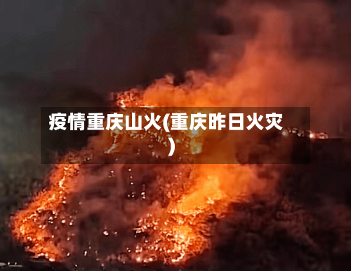 疫情重庆山火(重庆昨日火灾)