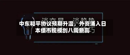 中东和平协议预期升温，外资涌入日本债市规模创八周新高